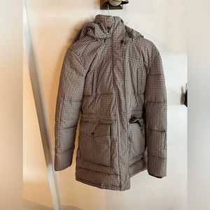Ralph Lauren winter coat houndstooth
